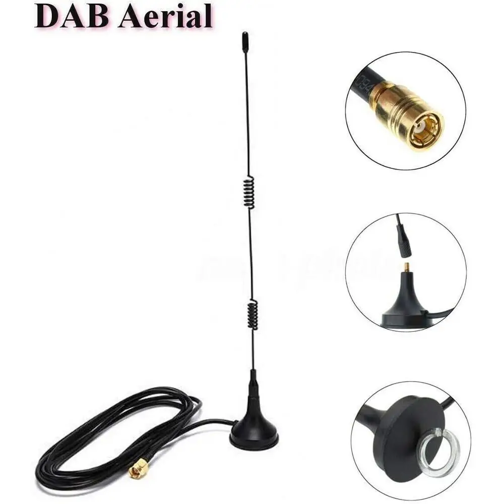 

Car Radio Magnetic Base Car Antenna Wireless Radioantenna DAB Aerial For the Pure Highway Cars Aerials Antenna Car Styling