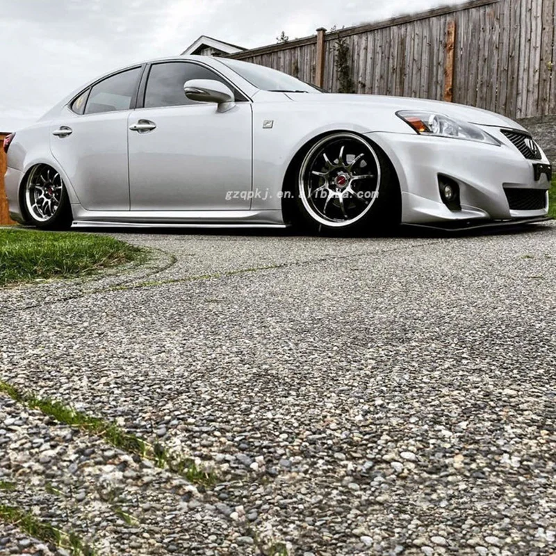 Water transfer printing carbon fiber Apply to 2011-2012 Lexus IS250 front lip The lexus IS body kit front bumper