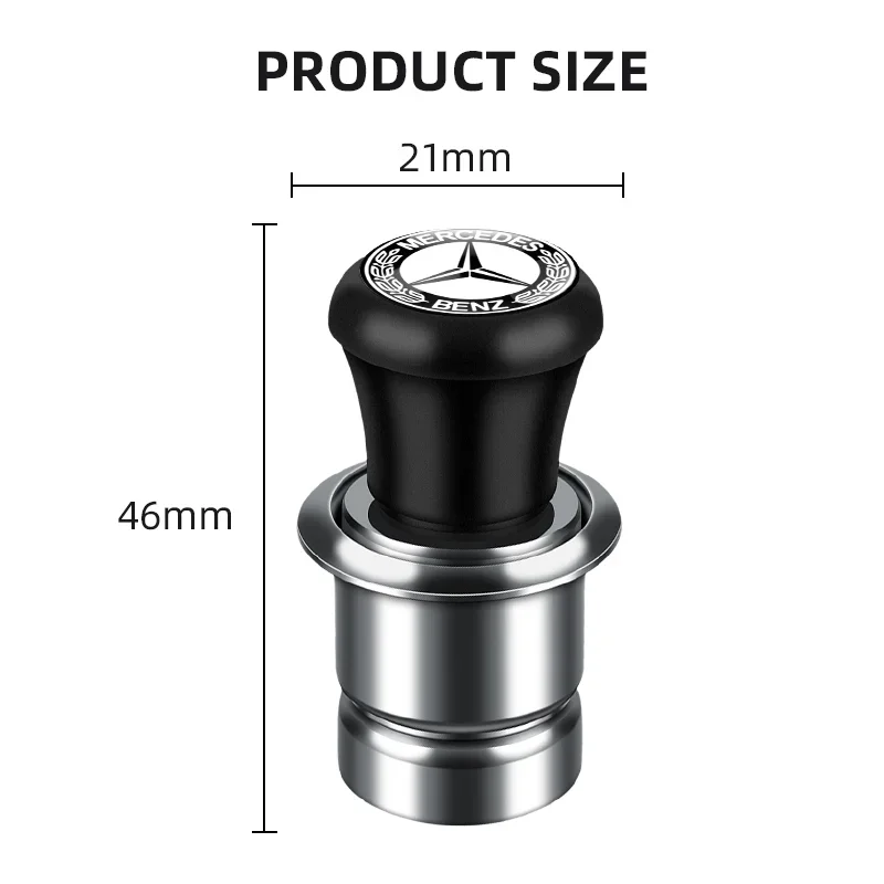 12V Metal Universal Auto Car Windproof Flameless Cigarette Lighter Power Socket For Mercedes Benz  AMG W211 W203 W204 W210 W124