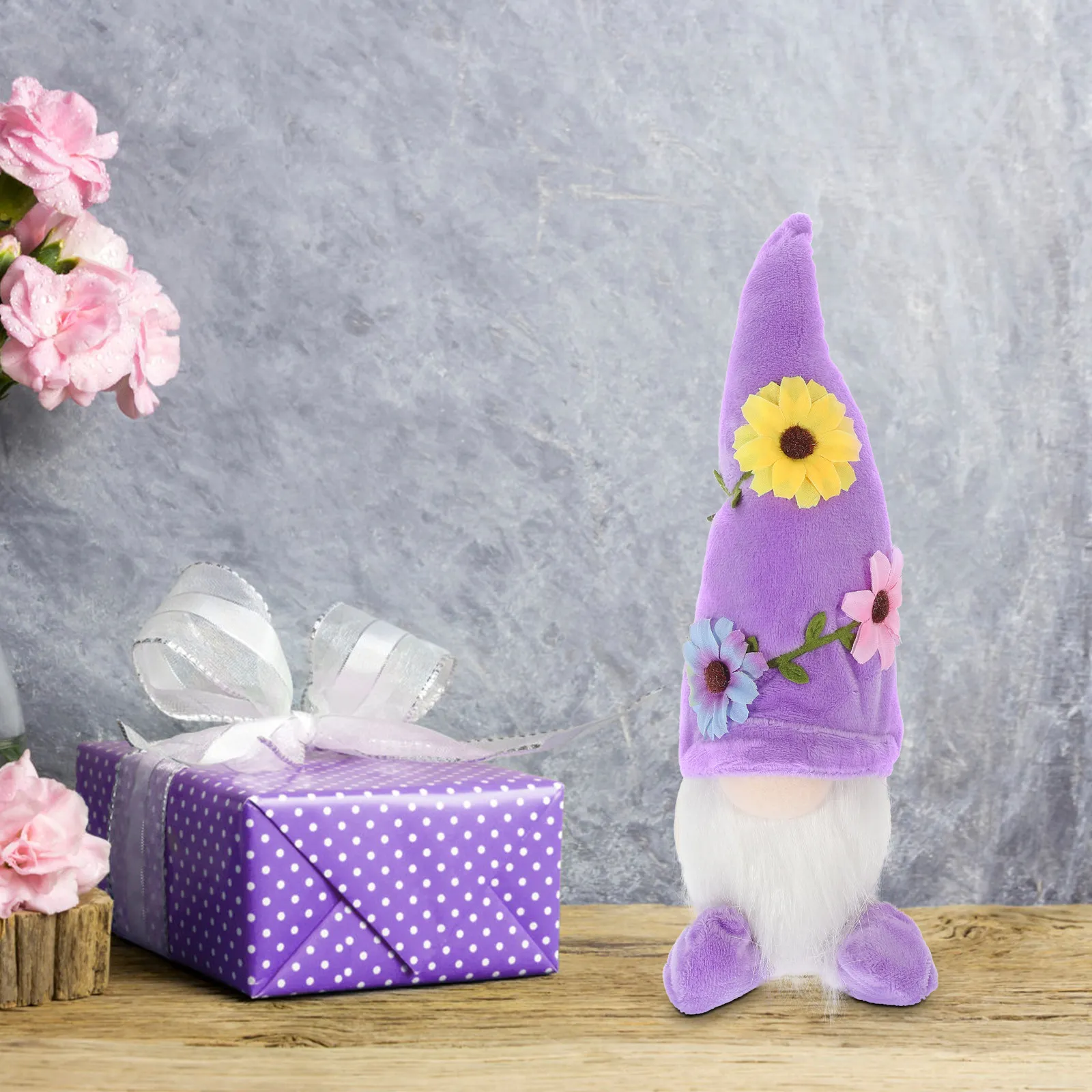 

1 шт. Тканевое украшение в форме цветка без изображения лица, декор для дома, комнаты, спальни, офиса, подарок на День матери, реквизит для фотосъемки