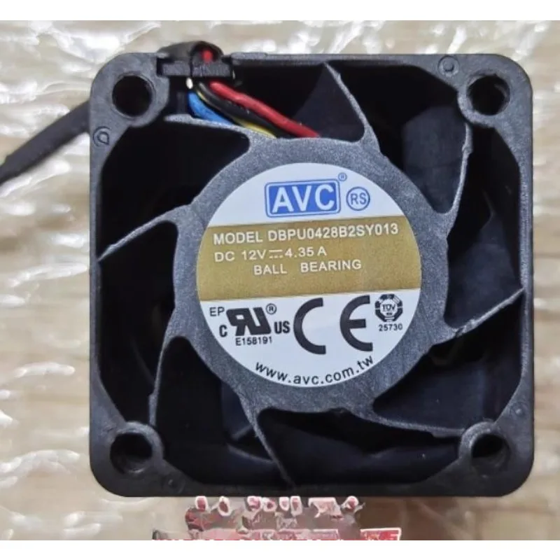 New Cooler Fan for AVC DBPU0428B2SY013 4028 12V 4.35A 4CM Ultra Violent Dual Ball Server Fan 4CM 40 * 40 * 28MM