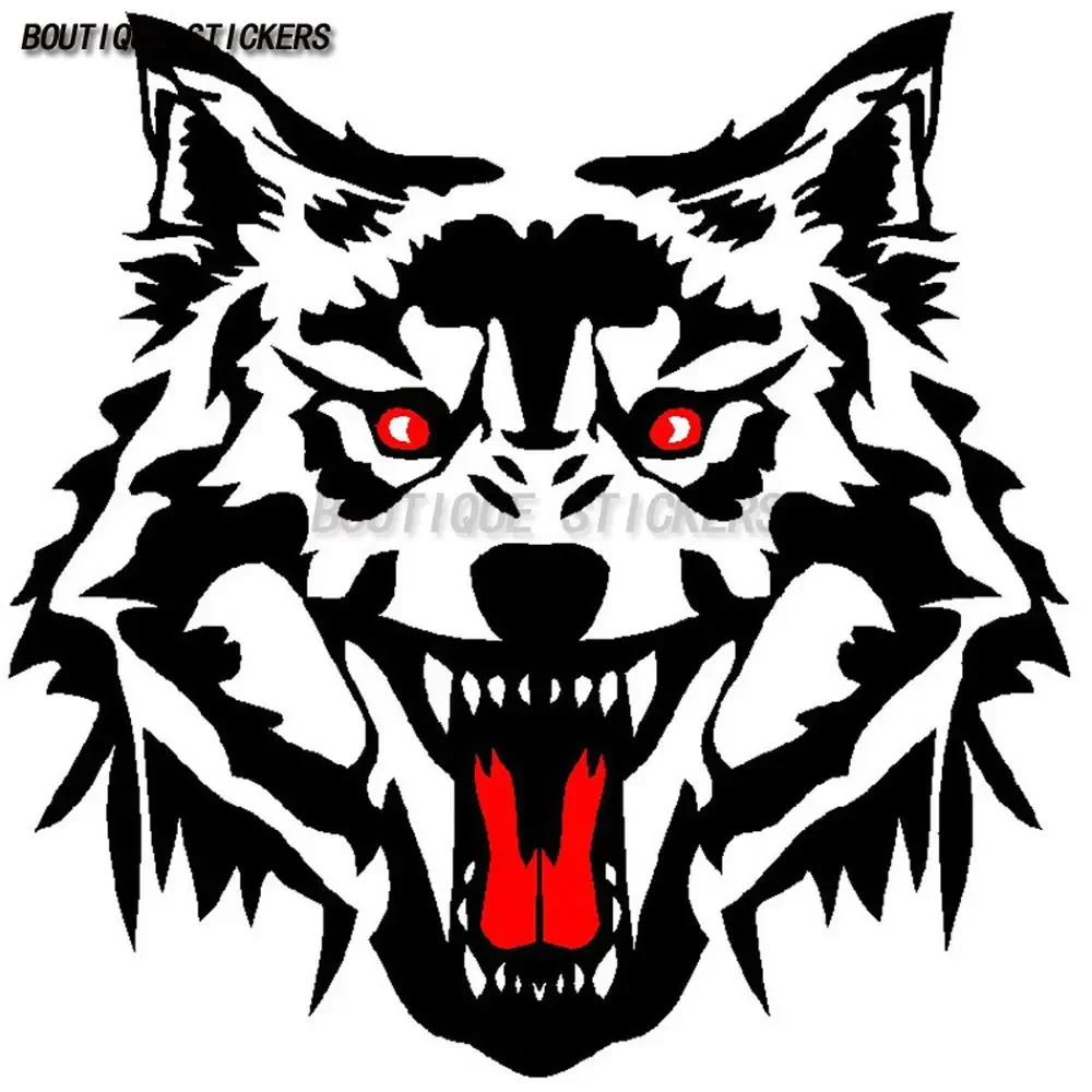 

Wolf Head Car Sticker Waterproof PVC Sticker Hood Body Car Sticker Car Decoration Accessories