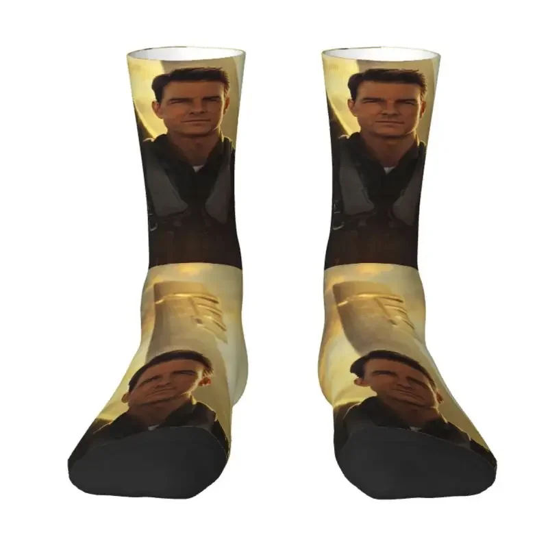 Hot Film Maverick Top Gun Men's Crew Socks Unisex Fashion 3D Print Dress Socks