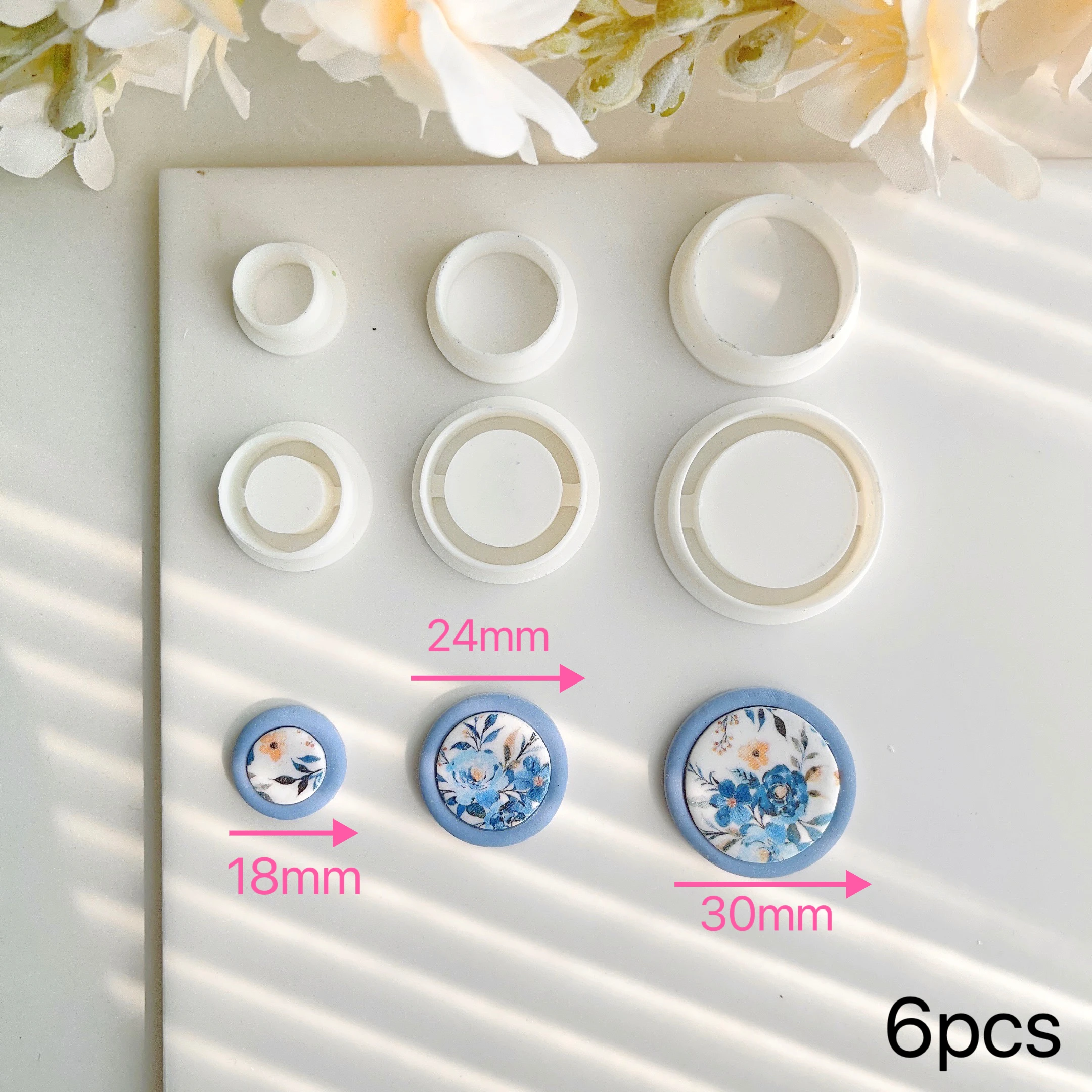 Geometry Arc Shape Polymer Clay Cutter Mold Organic Polymer Clay Cutters for Earrings Making  Jewelry Pendants Clay Tools