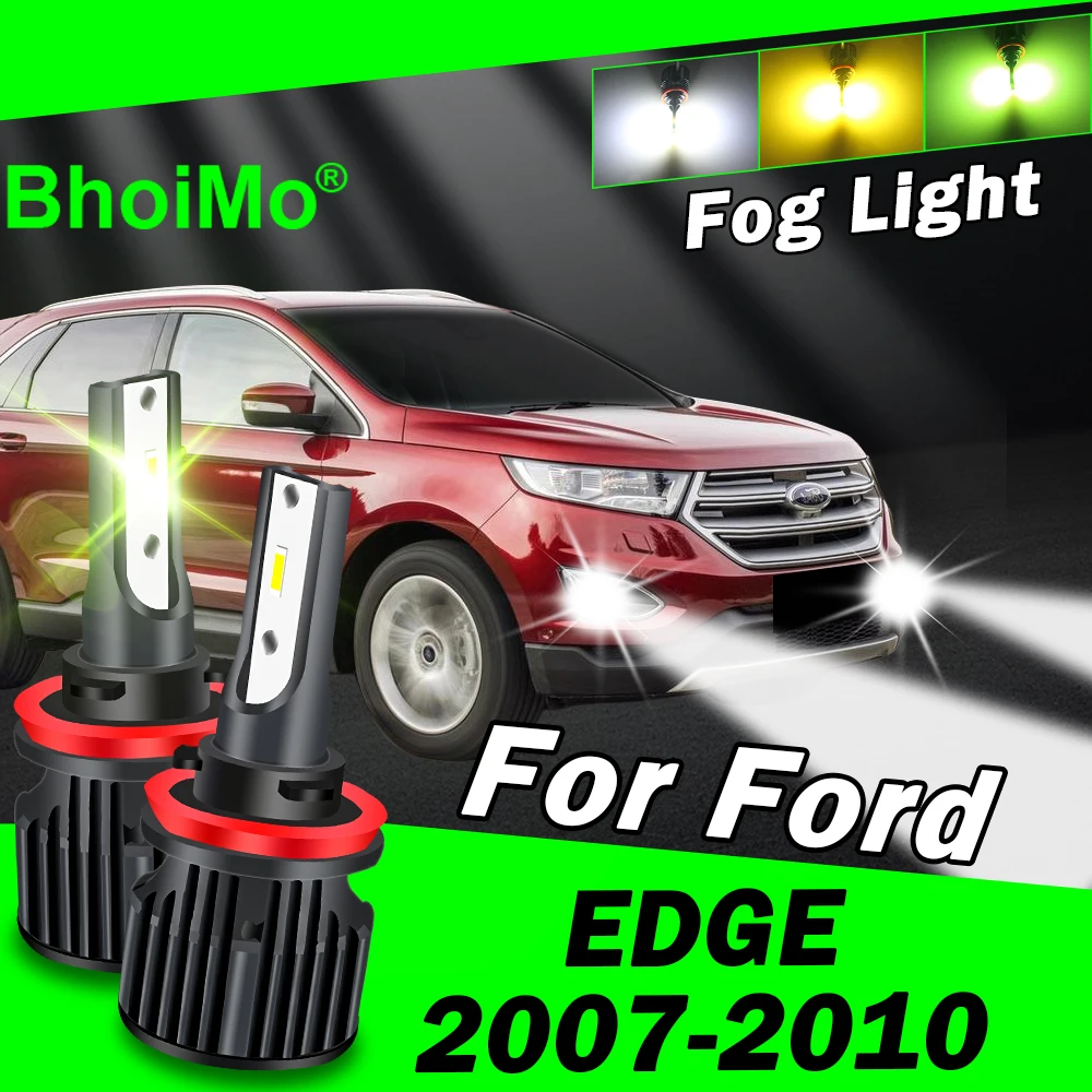 

BhoiMo Front Fog Light Lamp For Ford Edge 2007 - 2010 2008 2009 Led Bulb
