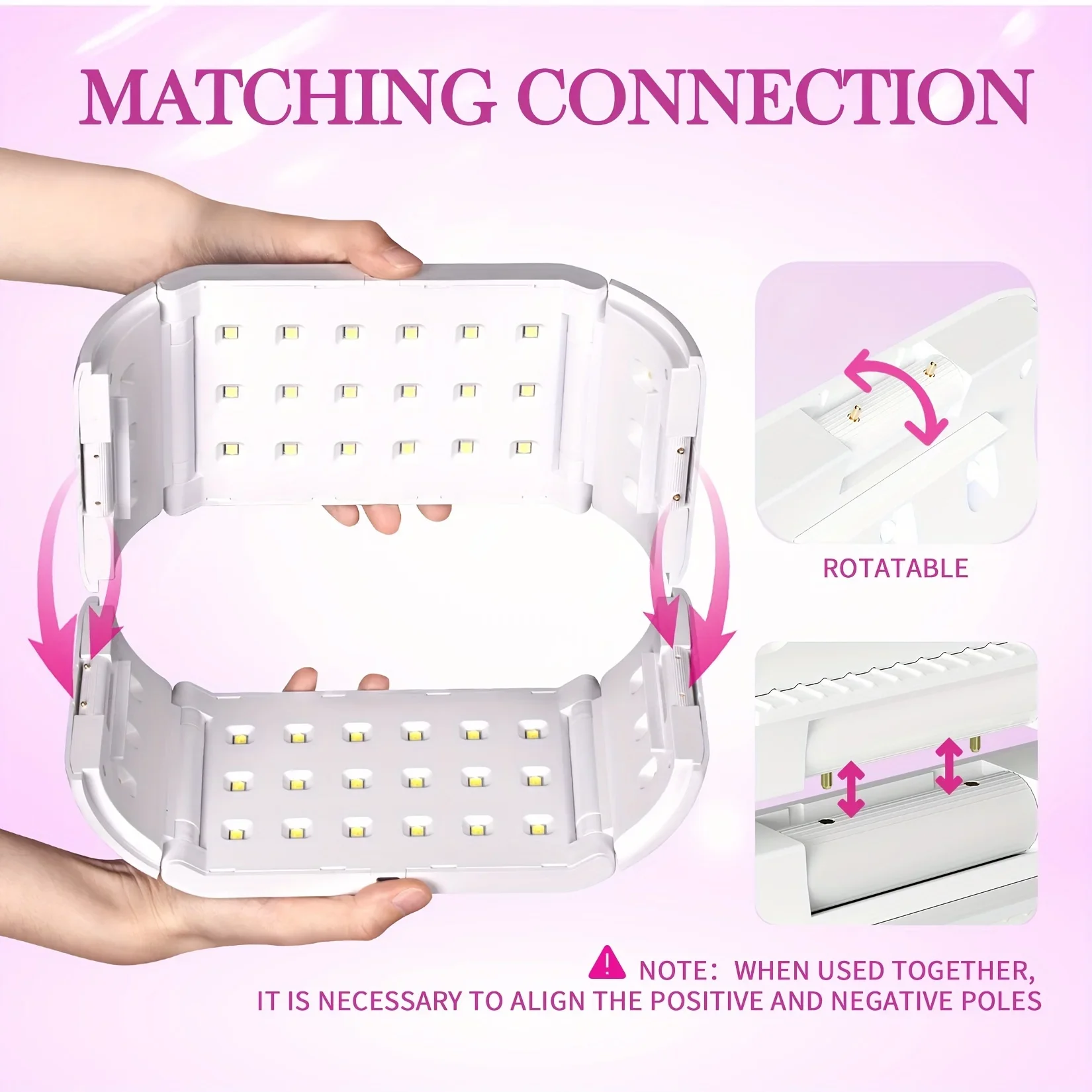 مزدوج الوجهين مصباح الأشعة فوق البنفسجية لعلاج الراتنج الولايات المتحدة التوصيل طوي المحمولة علاج سريع الأشعة فوق البنفسجية الراتنج مصباح لقالب الراتنج DIY بها بنفسك مجوهرات الزخرفية