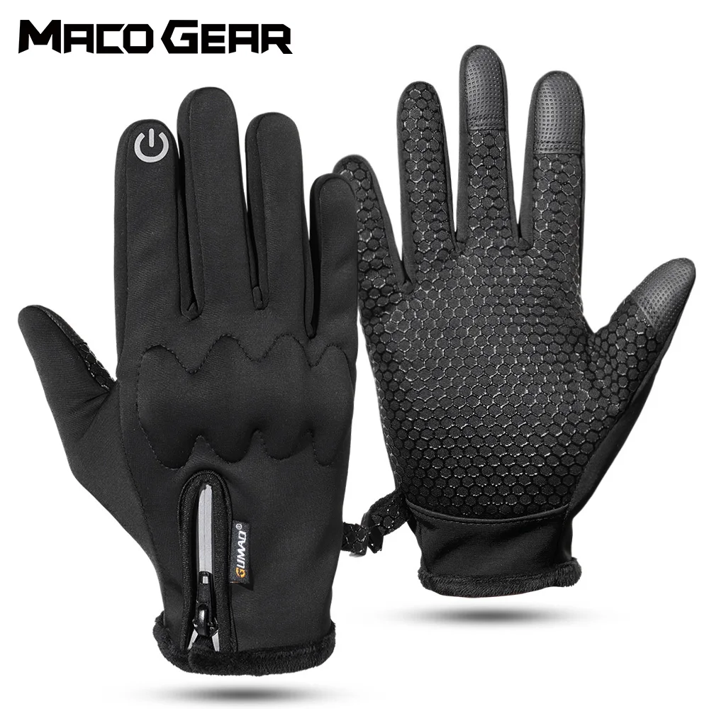 

Waterproof Tactical Winter Cycling Fleece Glove Combat Shooting Hiking Hunting Sports Touch Screen Mitten Full Finger Gloves Men