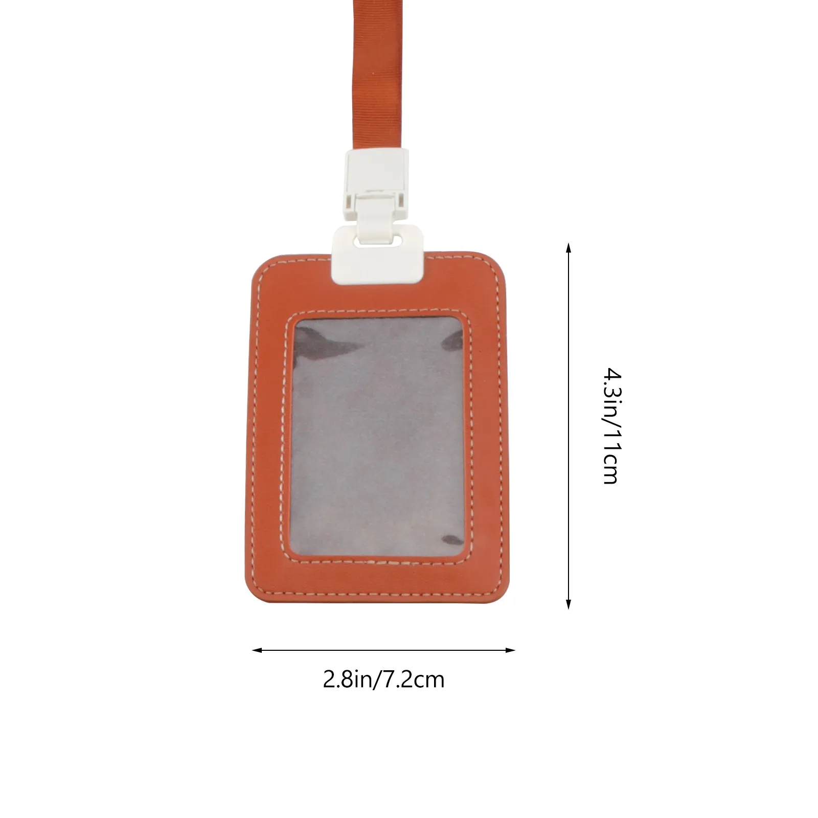 3Pcs Premium Vertical Id Badge Holder Pass Case for Business Card Badge Clear Front Window Durability Easy Use