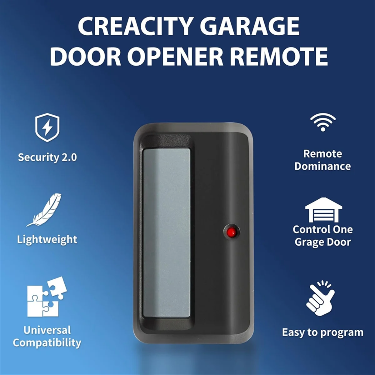 For Chamberlain LiftMaster Craftsman Garage Door Opener Remote 891LM 971LM Universal