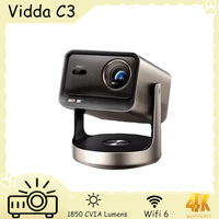 Vidda C3 Home Theater Projector1850 CVIA Lumens Bluetooth Smart Projector 4+32GB Memory Support Resolution 4K Portable Projector