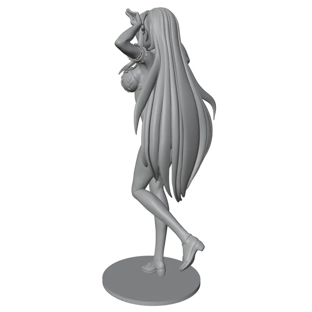 Miniatura de resina 75mm – Figura coleccionista chica playa