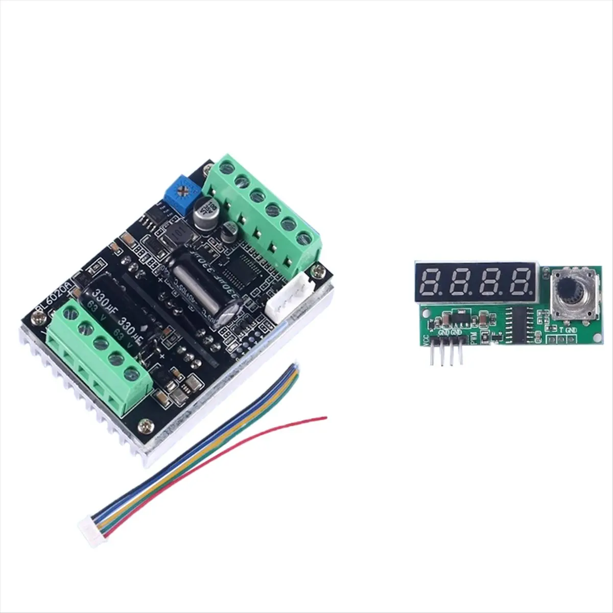 ▶✔▃AC745-BLDC Motor Driver 500W High Power 6-60V 20A Hall Brushless Motor Speed Control Board PWM Three-Phase with Module
