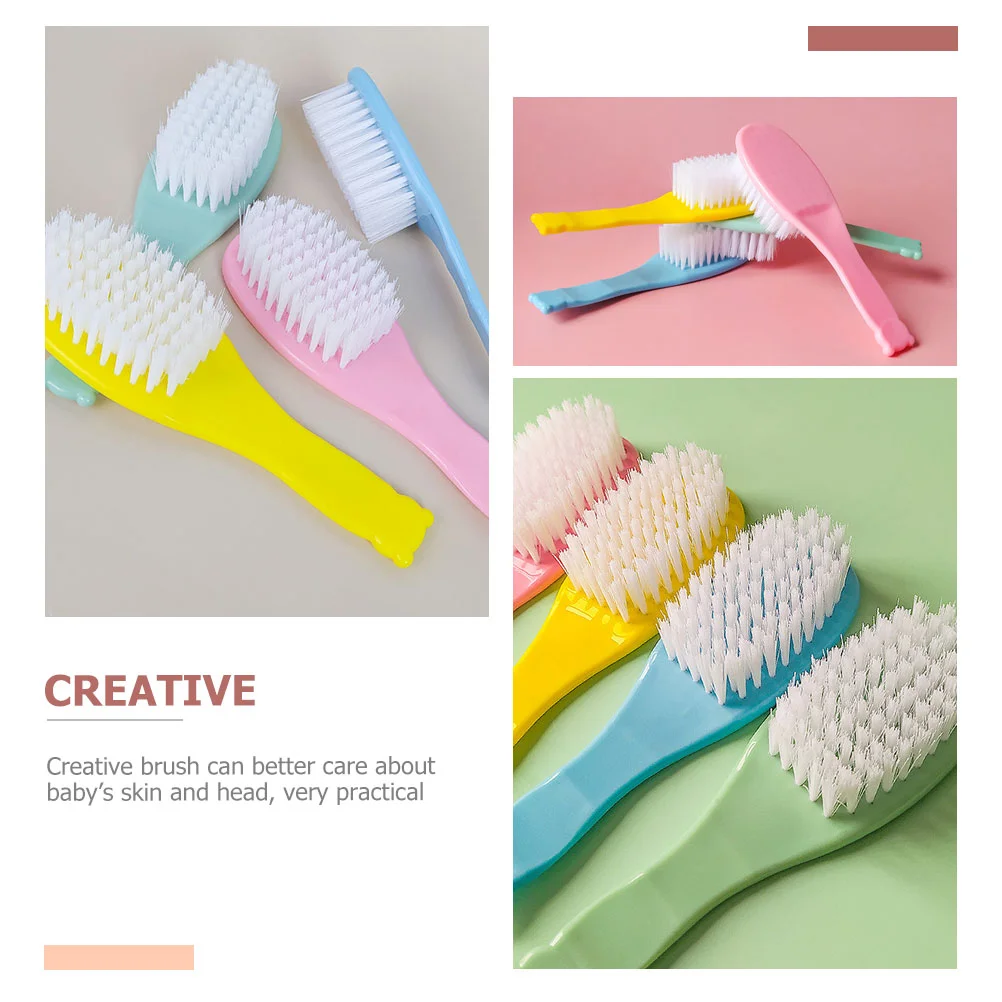 2 PCS Household Baby Hair Brush Massage Comb Small Professional Infant Accessory Pp Newborn