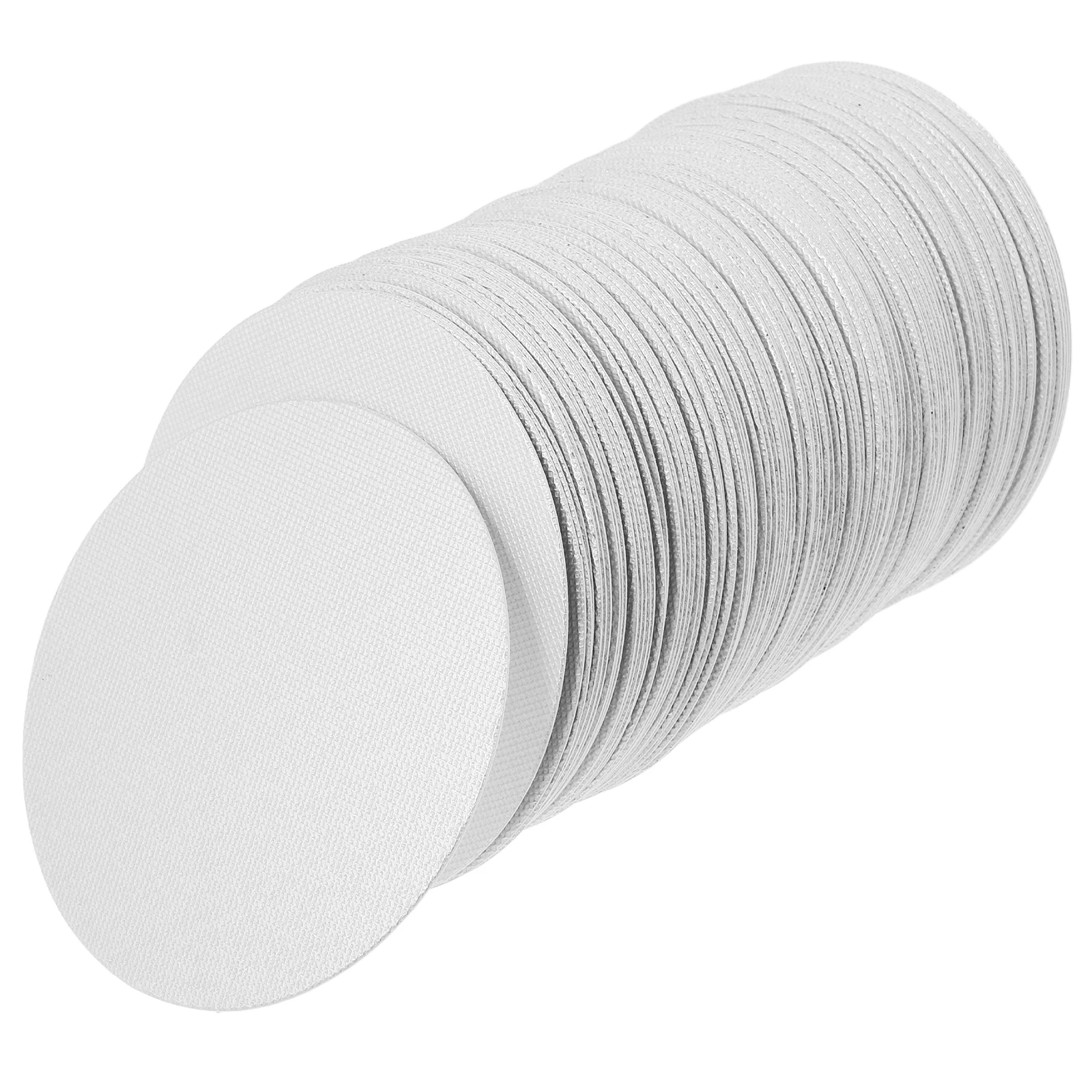 

100pcs Round Aluminum Foil Sealing Liners Heat Resistant Induction Cap Liner 8-8.9Cm Glass Jar Lid Leakproof Freshness