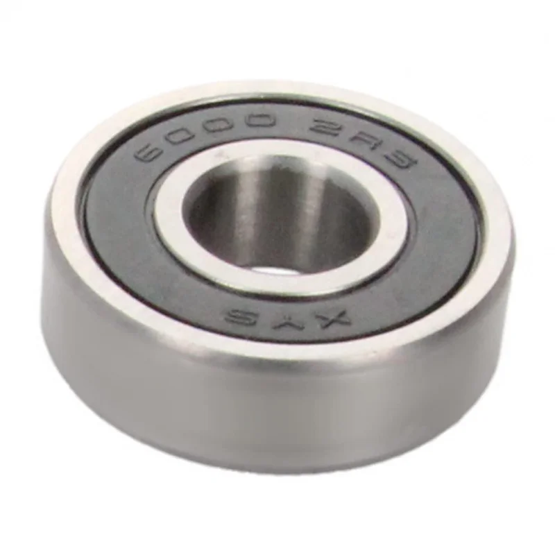 2 ชิ้น 6000-2RS ตลับลูกปืน, ตลับลูกปืนเม็ดกลมร่องลึกขนาดเล็ก 10x26x8 มม.(IDxODxTHK) ตลับลูกปืนสเก็ตบอร์ดซีลยางคู่
