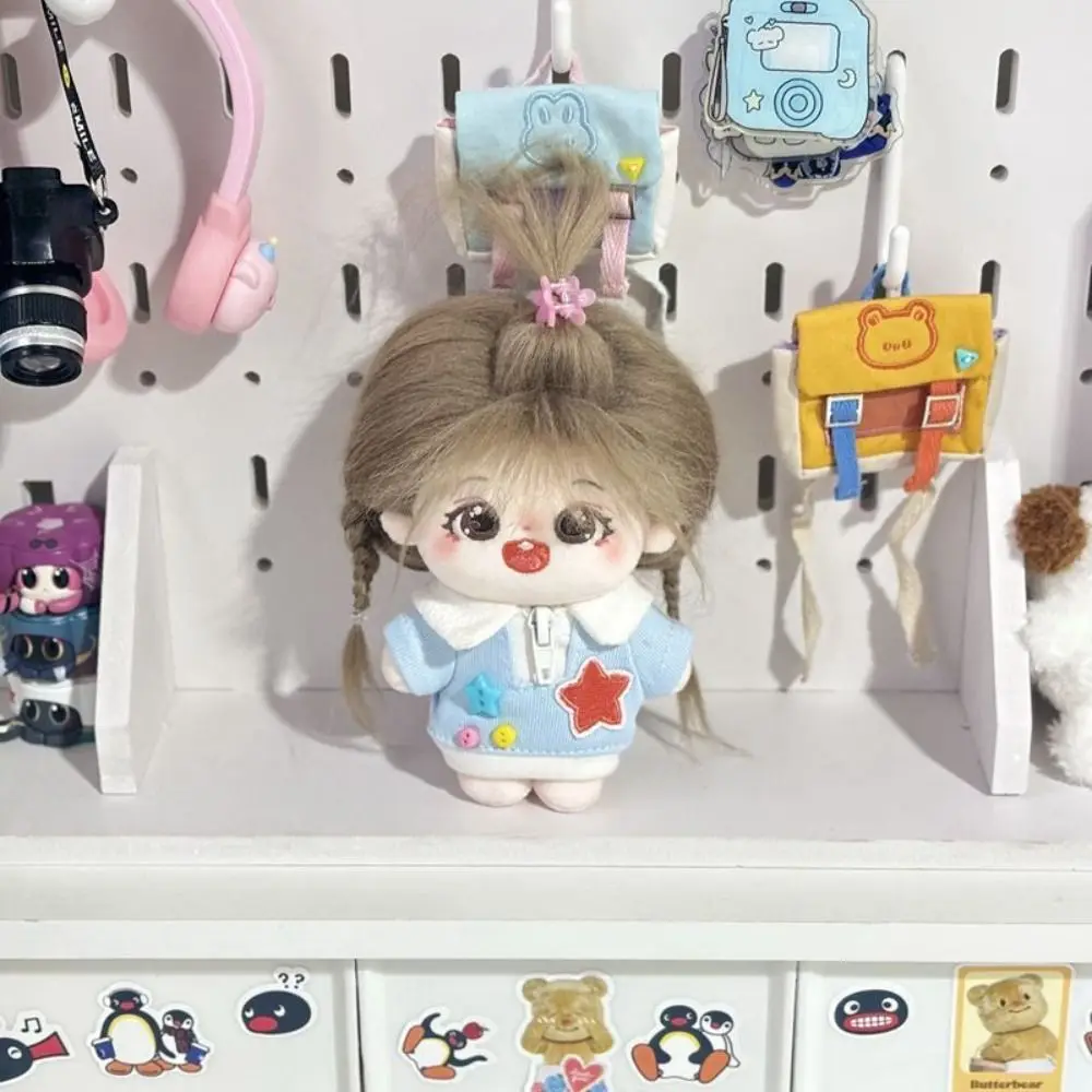 귀여운 후드티 10cm 면 인형 옷 DIY 의상 아이돌 인형 옷 무속성 고양이 옷 액세서리