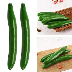 1/5Pcs Simulation Foam Cucumber Artificial Vegetable Model Fake Food Restaurant Kitchen Window Display Props Kids Kitchen Toy