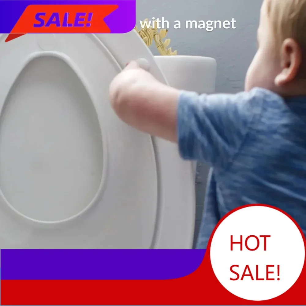 

BestsellerSlow-Close Elongated Toilet Seat with Built-In Potty Training Seat, Removable & Secure, White 2-Pack for Family Bathro
