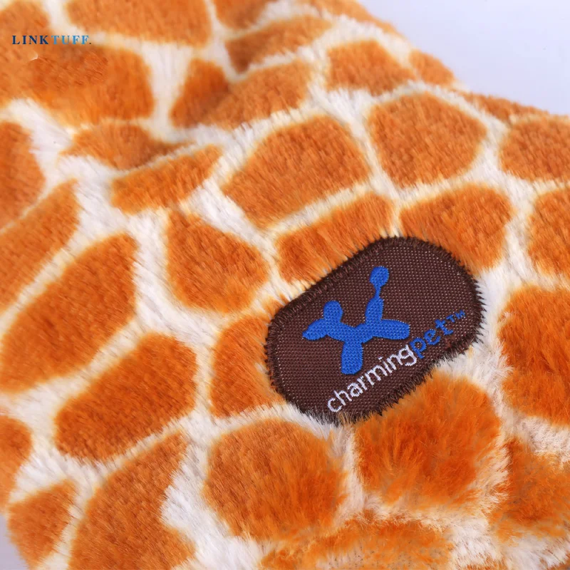 Linktuff Pet Dog Squeaky Training Toys - Giraffe/Rabbit/Raccoon/Fox
