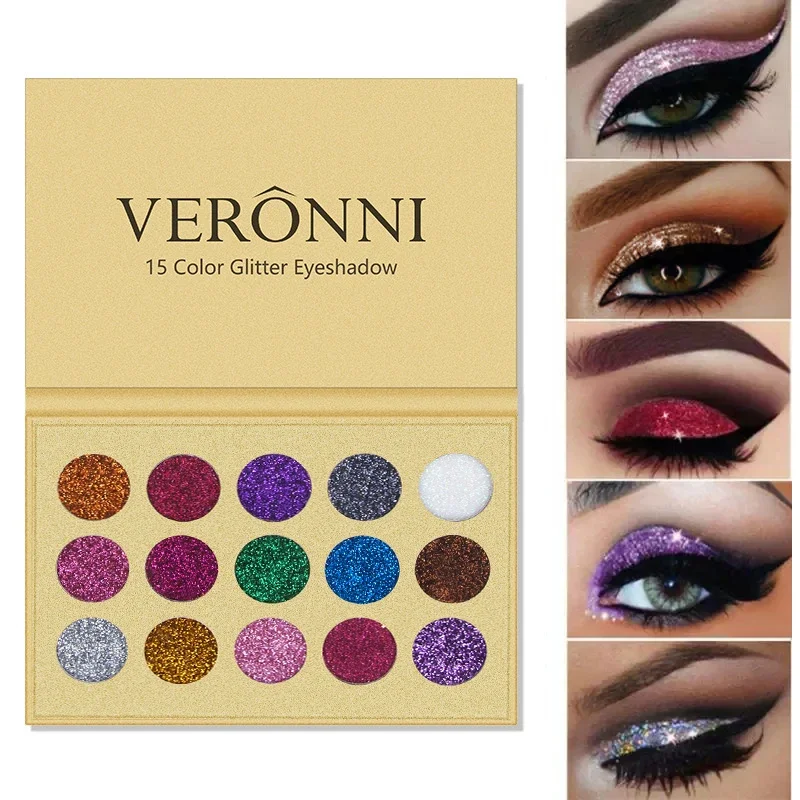 

24/15 Color Glitter Eye Shadow Palette Waterproof Pearlescent Diamond Bright Cosmetic Profissional Eyeshadow Makeup Palette