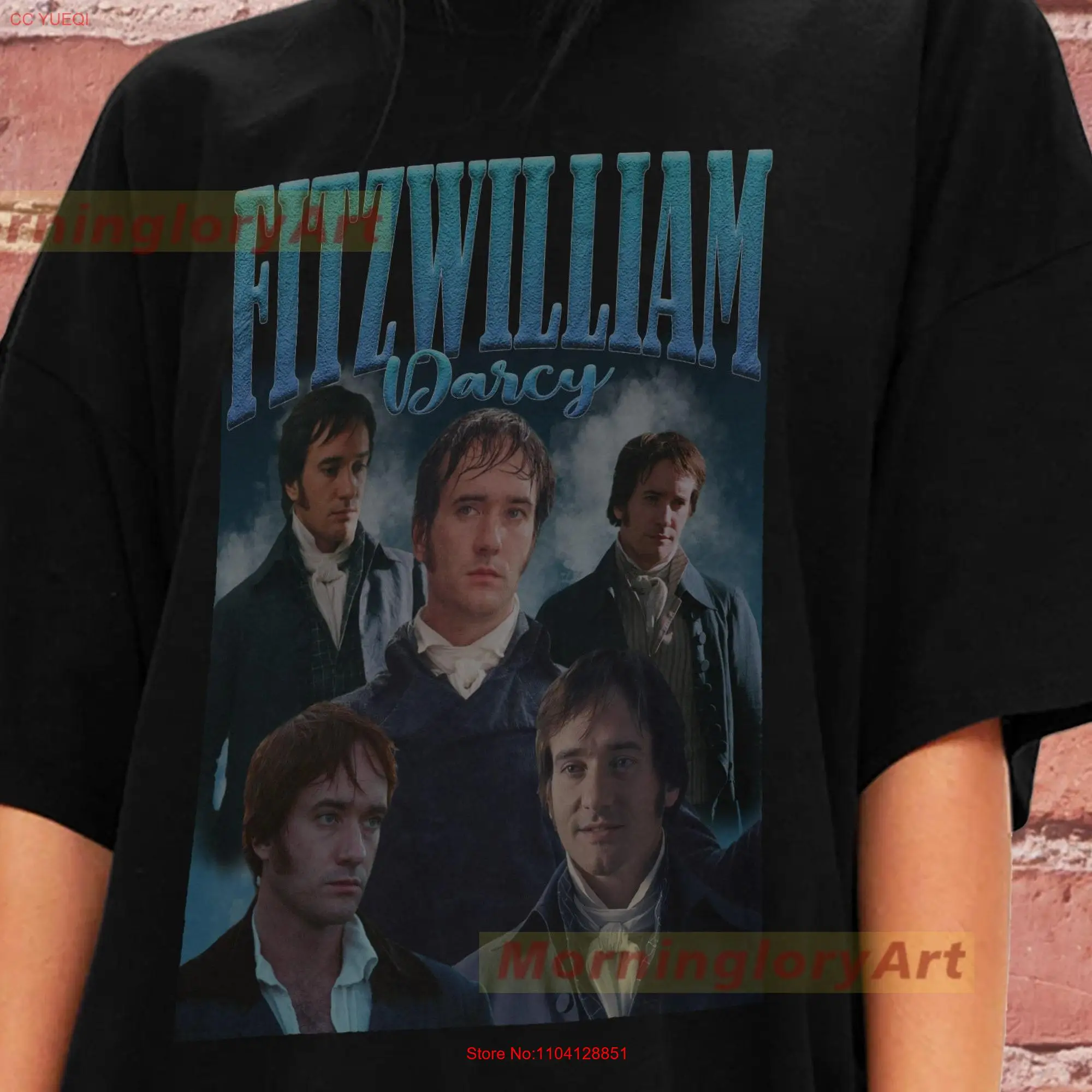 Fitzwilliam Darcy T Shirt SweaT Sweater Cotton Clothing FD02 long or short sleeves