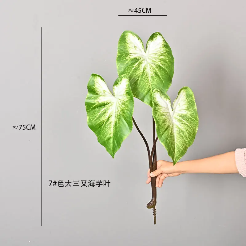 Artificial Plant Background Wall Decor Green Pink Fake Flowers Garden for Living Room Aesthetic Space Home Decoration
