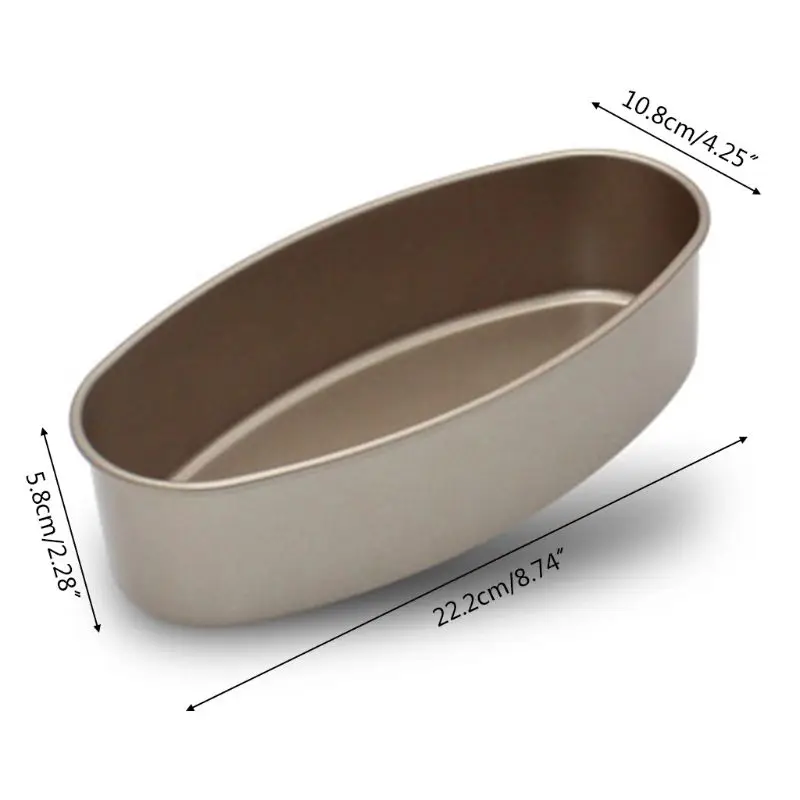 9 pollici antiaderente ovale tortiera cheesecake pagnotta stampo per pane teglia da forno cucina fai da te forniture bakeware