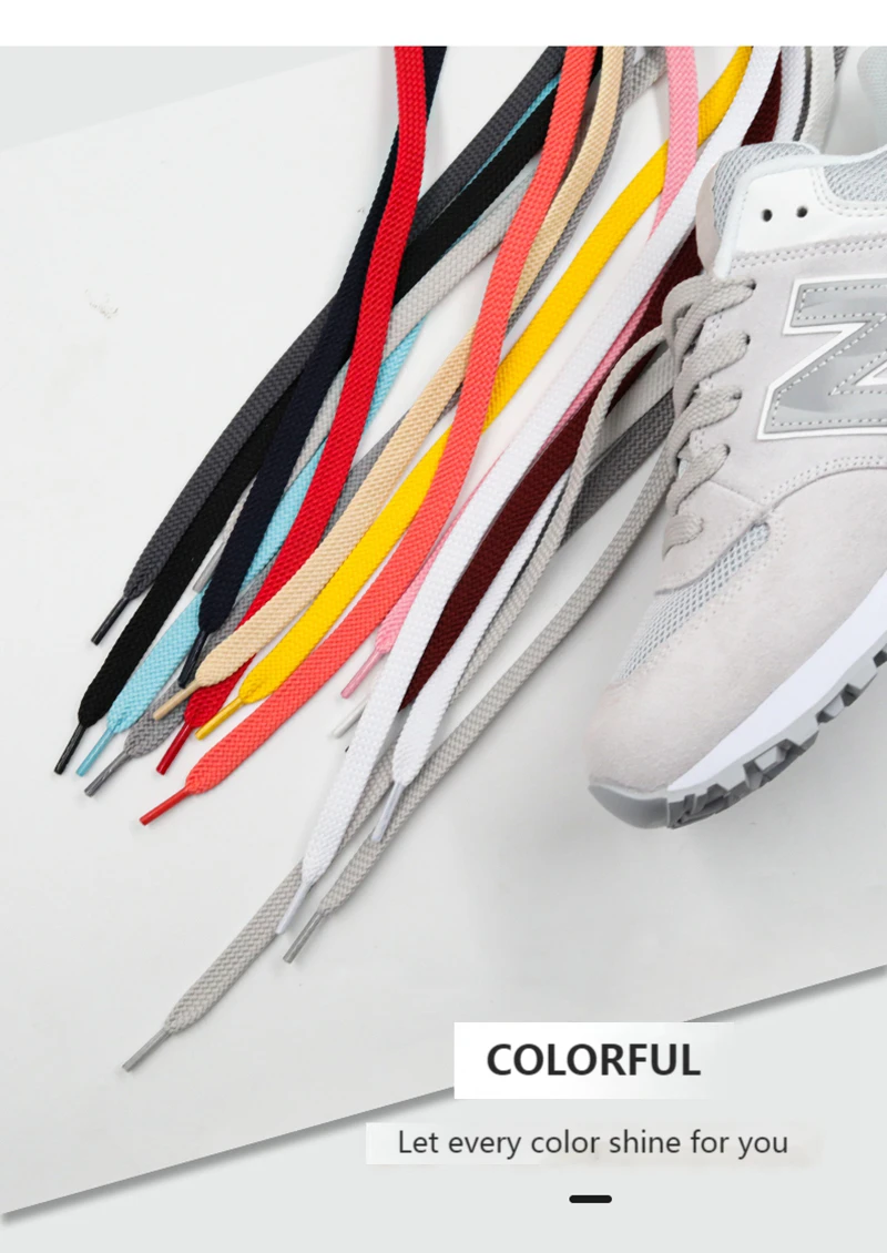 1 Paar verdickte klassische Schnürsenkel für Turnschuhe, solide flache Schnürsenkel, lässige Sport-Schnürsenkel für Erwachsene und Kinder, 100/120/140/160 cm – Detail 6