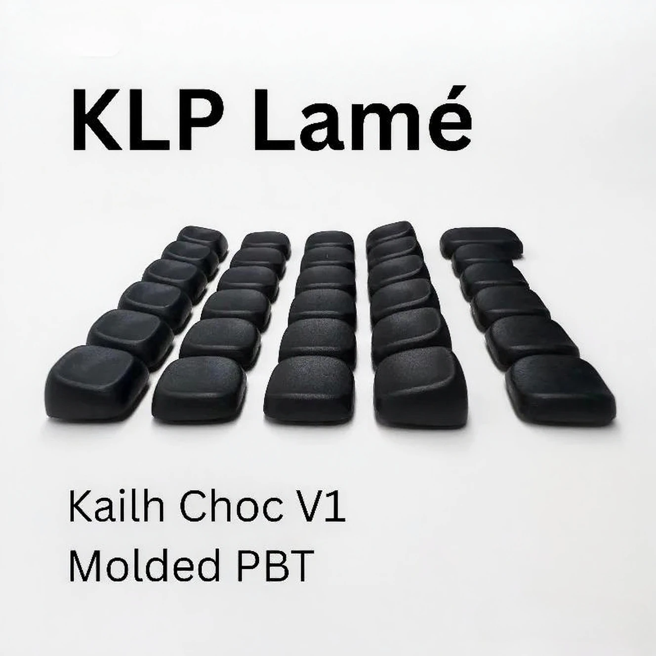 KLP Lame Keycaps for Low Profile Kailh ChocV1 /MX Switch PBT Keycaps for Key Caps Corne Mechanical Keyboard White Black Keycaps