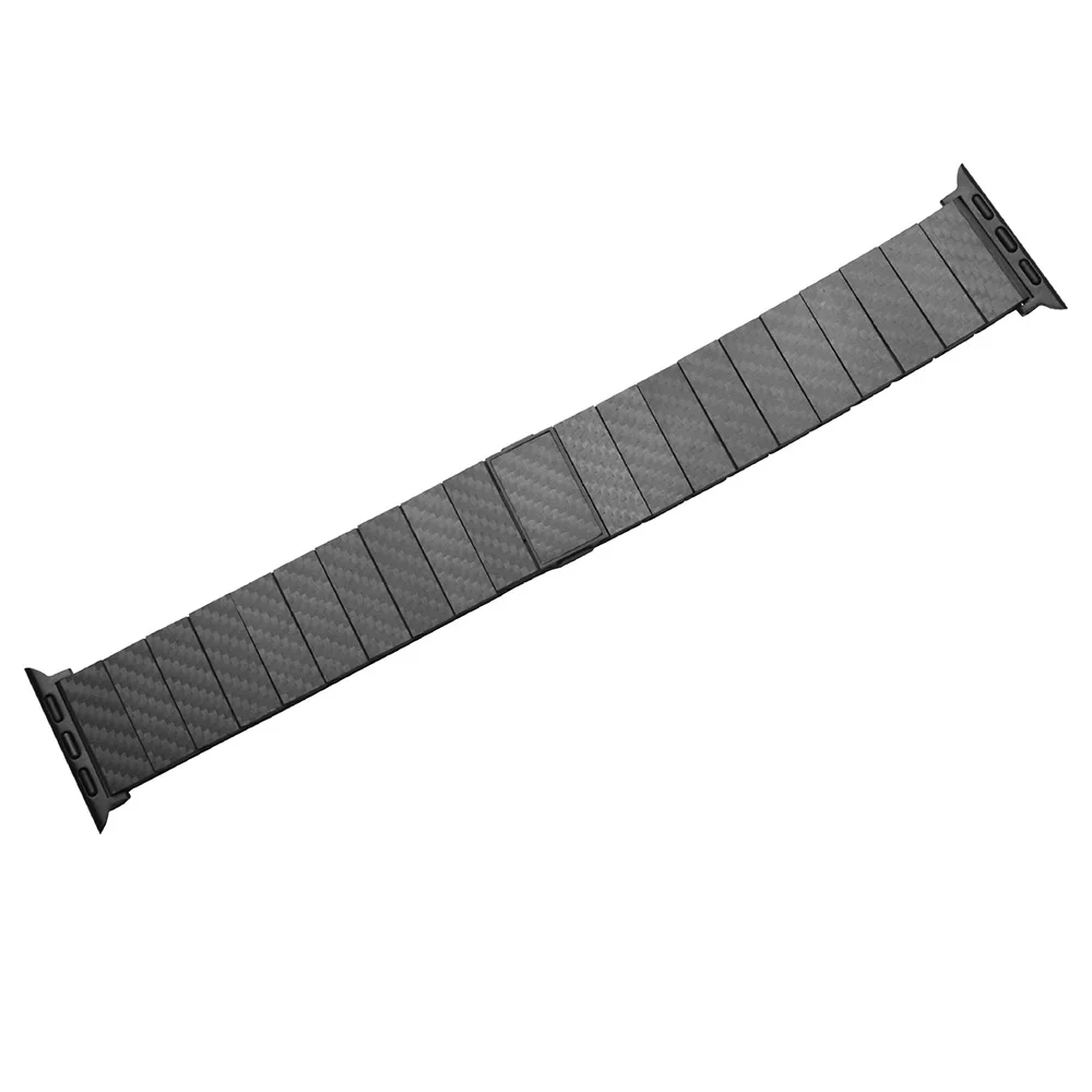 

100% Pure Carbon Fiber Band With Dual Magnetic Clasp Compatible Classic Stylish Strong Lightweight Watch Band