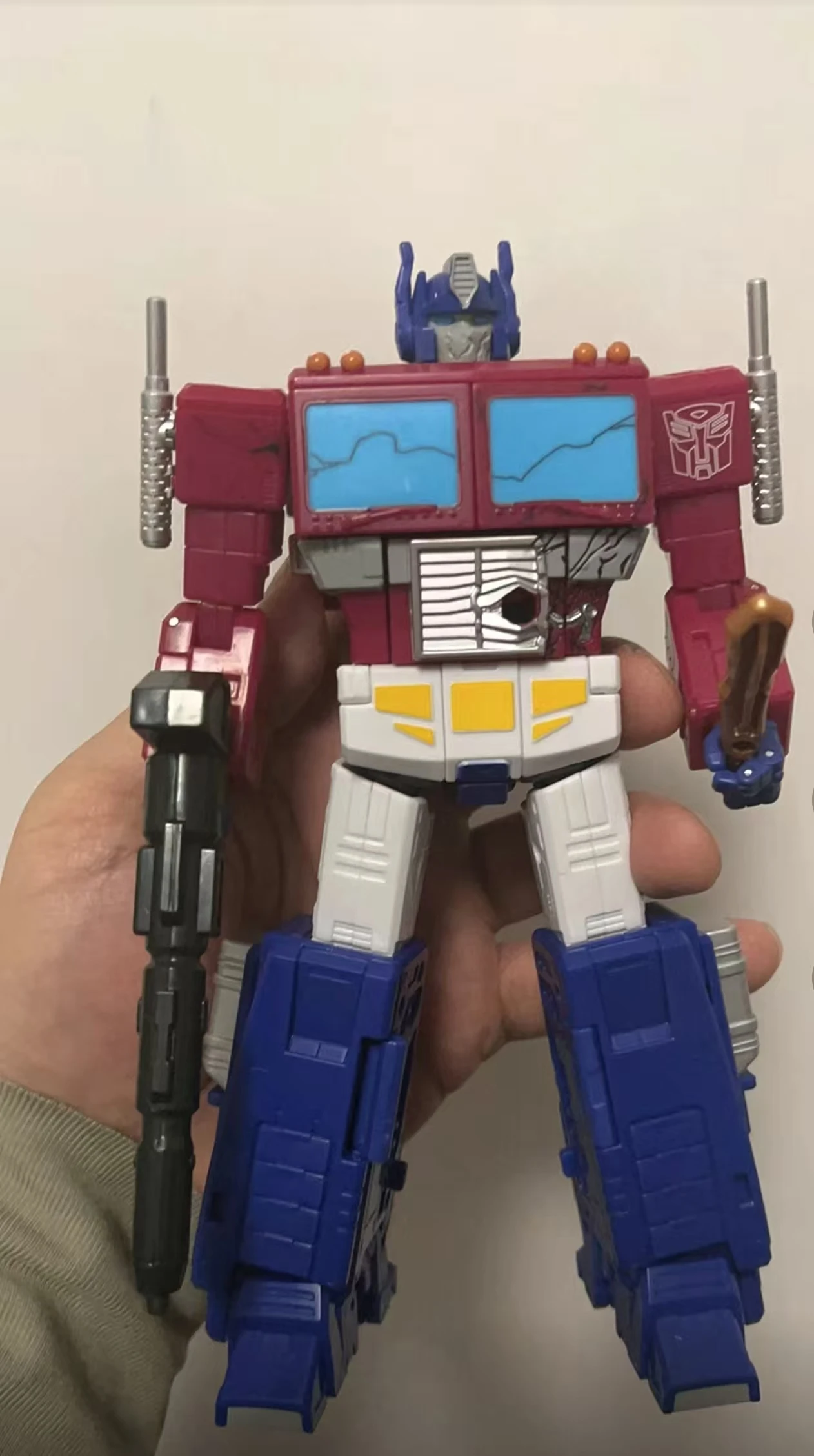 

Фигурка Оптимуса Прайма к 40-летию Transformers - Коллекционная модель ручной работы, идеальный подарок на день рождения, новинка, акционный товар