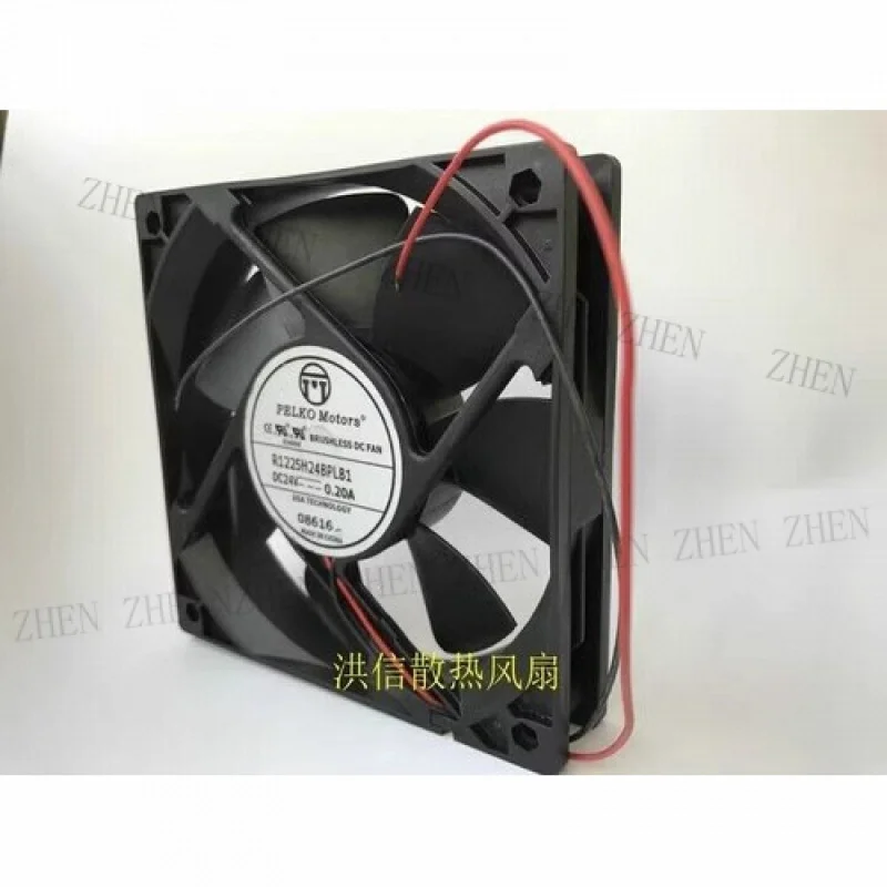 

Y FOR PELKOMOTORS R1225H24BPLB1 DC24V 0.20A 120*25MM 2-Wire Inverter Cooling Fan
