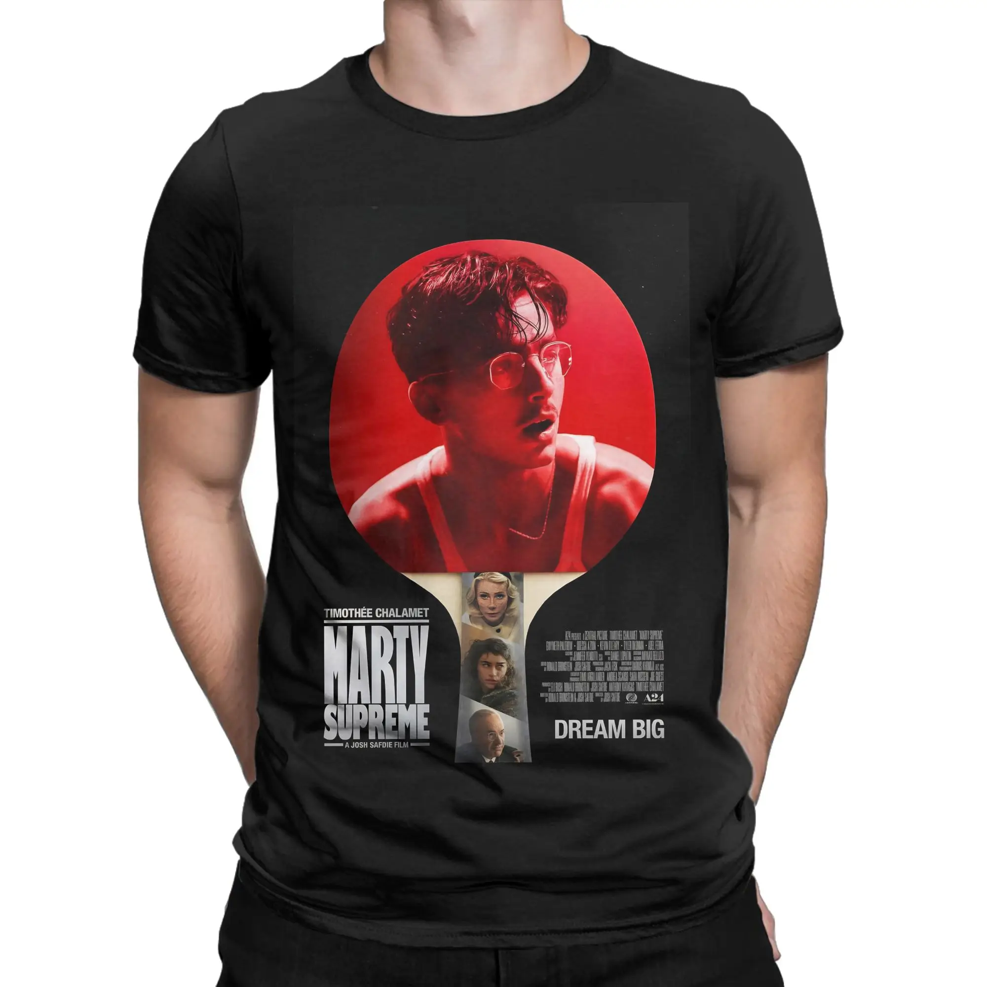 Marty Supreme  Ping Pong Movie T-Shirts for Men Women  Funny Cotton Tee Shirt Round Neck Short Sleeve T Shirt Gift Idea Clothes