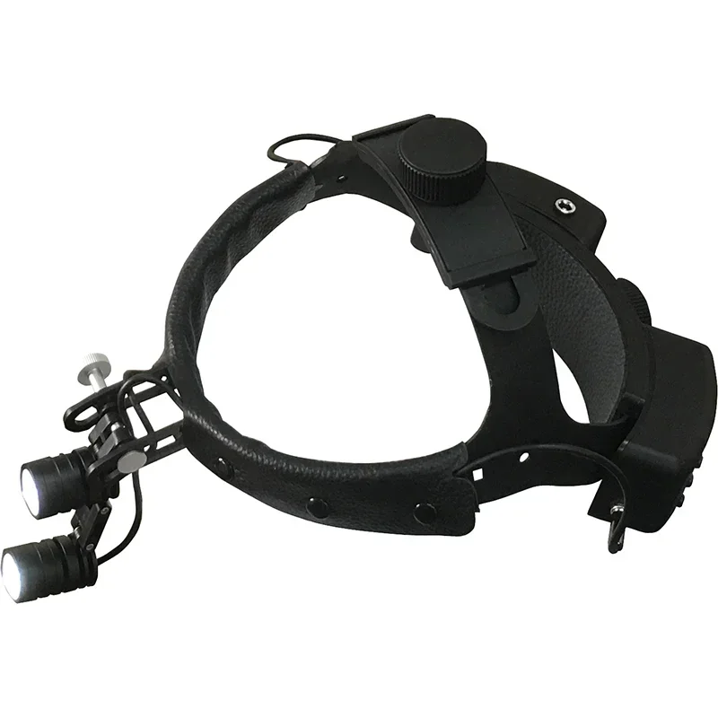 

Медицинский налобный фонарь 5 Вт, двойная головка, двойной аккумулятор, стоматологический налобный фонарь, беспроводной портативный светодиодный налобный фонарь