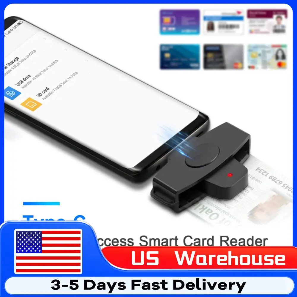 

Портативный считыватель SIM-карт и IC-карт EMV, внешний считыватель для банковских и налоговых деклараций, аксессуары, поддержка Windows и OS