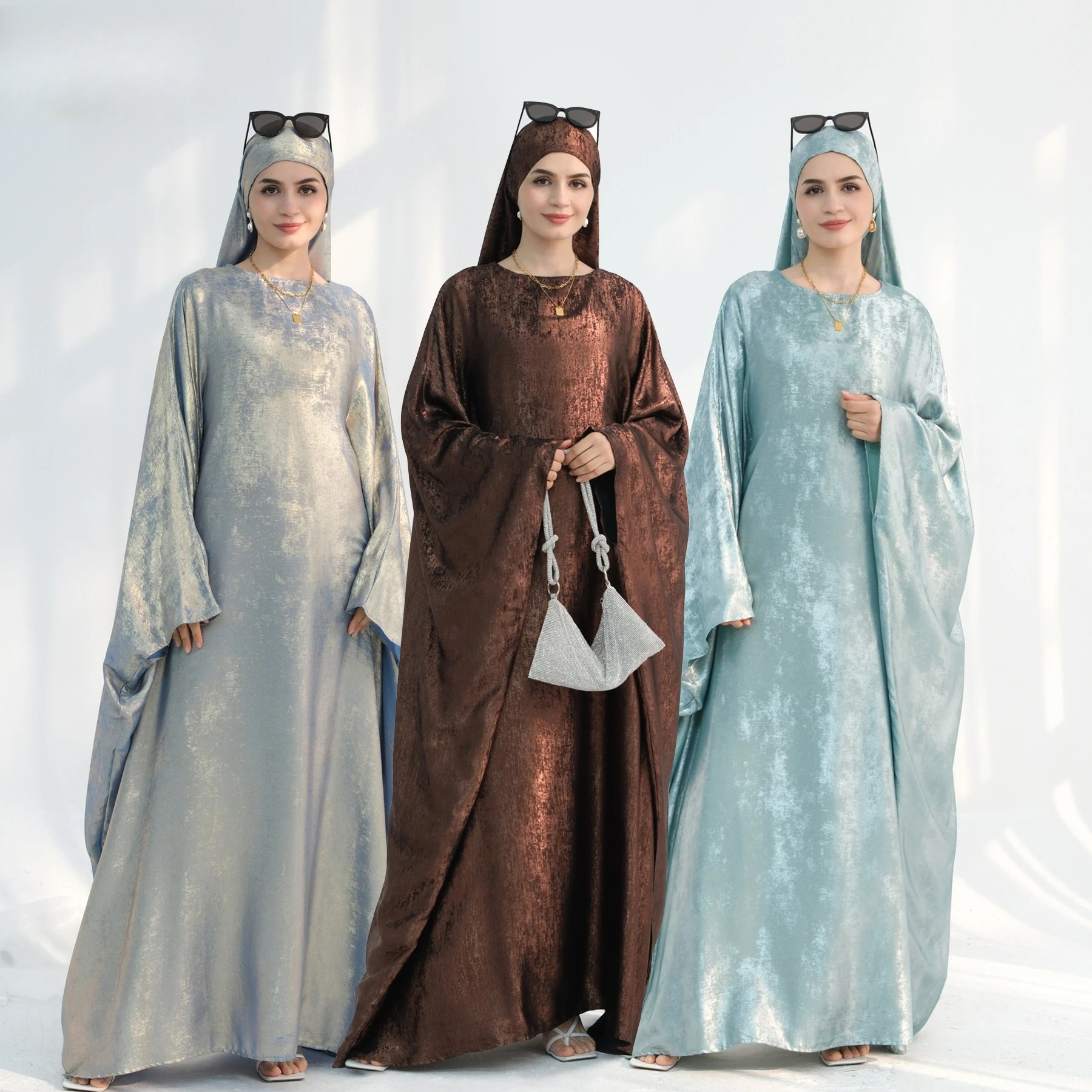 

E-commerce fashion stitching Dubai Turkish elegant dress abayaLR778