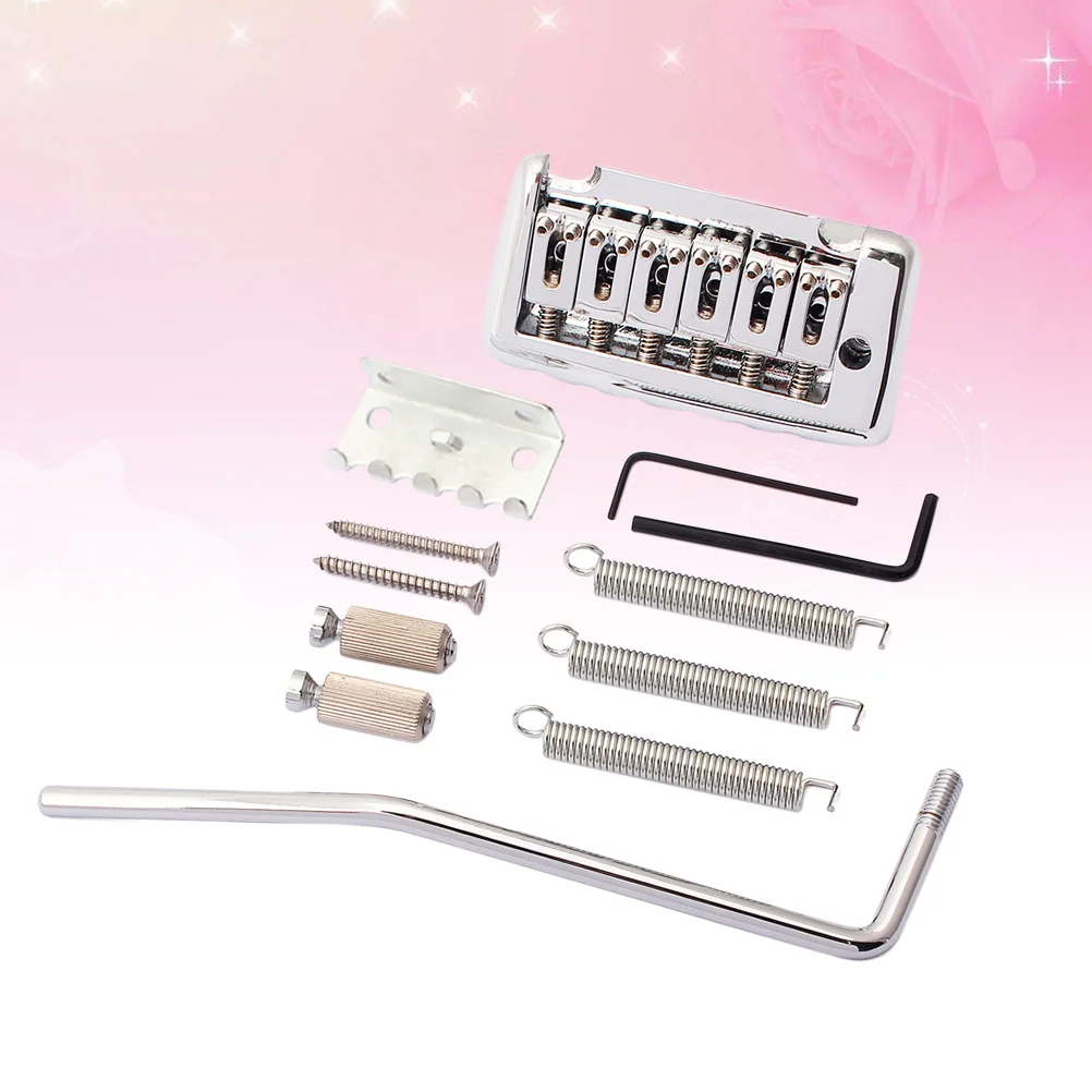 جسر تريمولو لاستبدال الجيتار الكهربائي سلسلة اهتزاز واحدة Ga208 ملحقات جيتار ذات لمسة نهائية معدنية