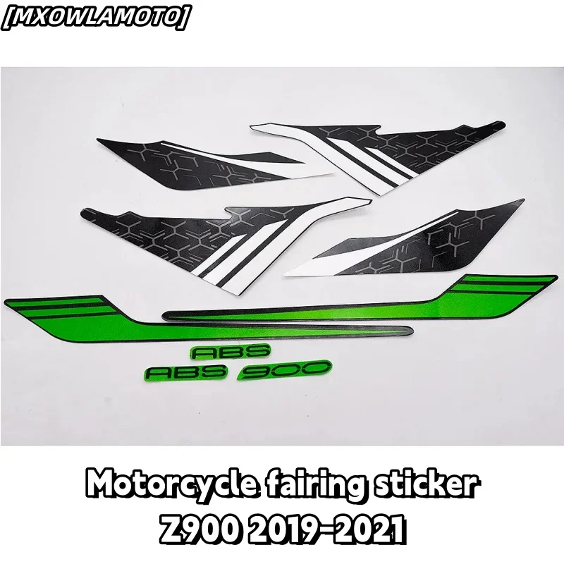 

New for Z900 Z 900 2019 2020 2021 Motorcycle Sticker Whole Car Sticker Fairing Racing Sticker Red Yellow Green