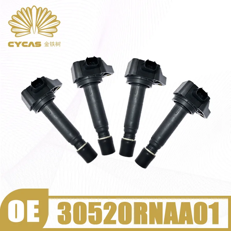 4pcs CYCAS Brand 30520RNAA01 Ignition Coil Replacement Parts For Honda ACCORD CITY CIIMO CIVIC CRV SPIRIOR STEP WGN