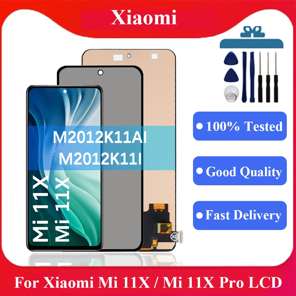 

TFT For Xiaomi Mi 11X M2012K11AI LCD Display Touch Screen Digitizer Assembly Replace For Xiaomi MI 11X Pro M2012K11I LCD