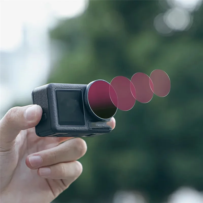 BNVN-フィルターセット フィルターアクセサリー DJI Action 5 Pro フィルター CPL DJI Osmo Action 5 Pro/3/4 ND HD 光学ガラスレンズ