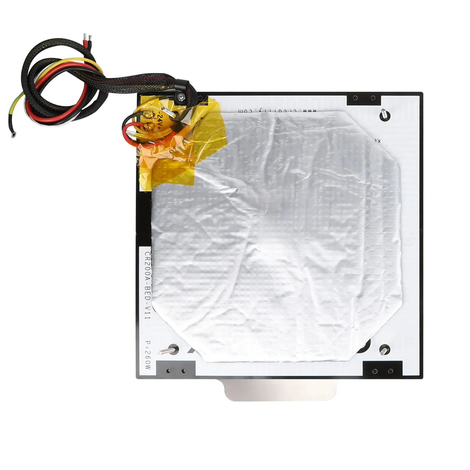 

24V 260W 260X260X3MM Hotbed Kit Aluminum Substrate For Sermoon V2 3D Printer Parts