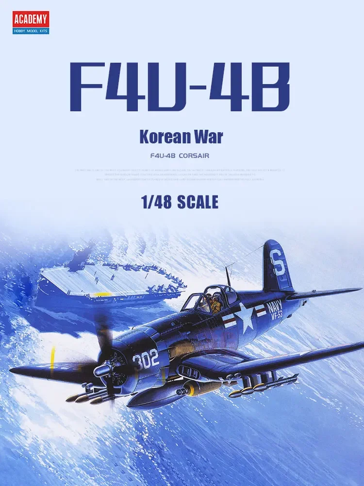

Academy Assembly Aircraft Model Kit 12267 F4U-4B Pirate Fighter 1/48