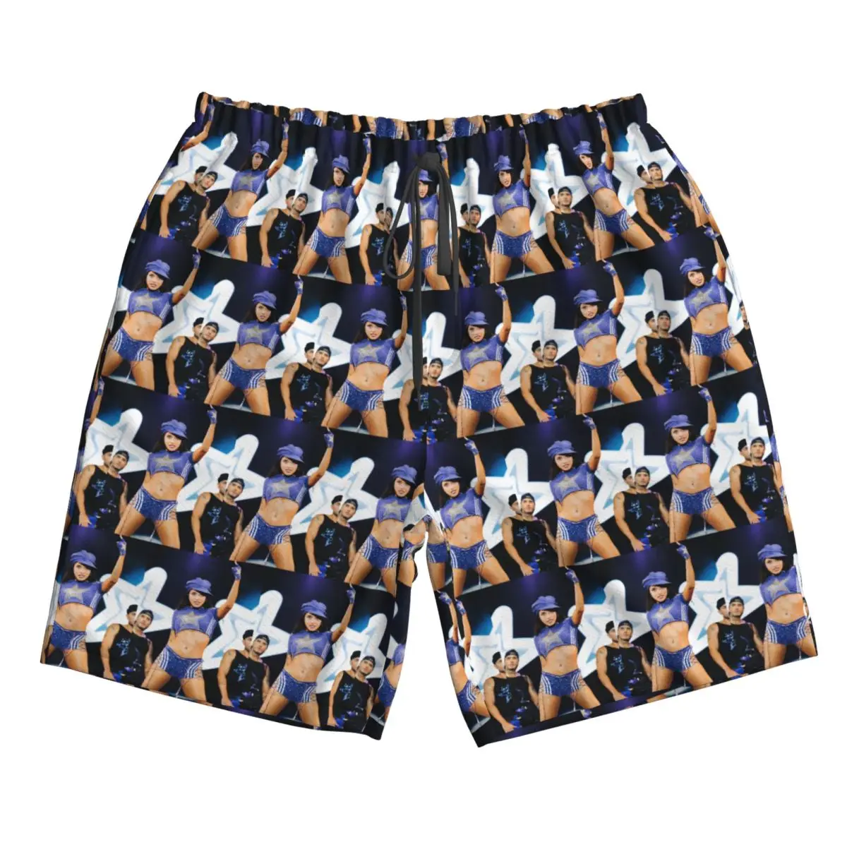 Singer Emilia Mernes Cover Emilia Mp3 Trunks Beach Board Shorts Casual Quick Dry Swim Summer Men Pants