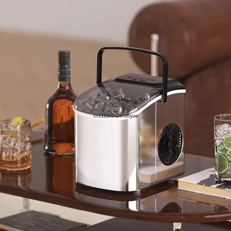 For HZB16MT Bullet Ice Maker Machine Automatic Hard Clear Ice Cube Maker For Bar Kitchen Home Party Use