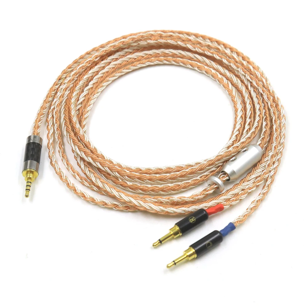 2x2.5mm for HIFIMAN HE1000 HE400S HE560 Oppo PM-1 PM-2 16Core XLR/3.5/4.4mm Balance Headphone Upgrade Cable