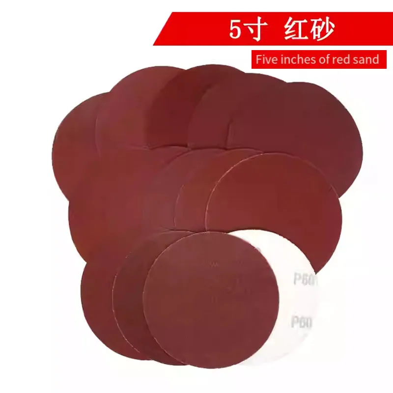 

5 Inch 125mm Roll Lock R-Type Quick Change Discs Red Grain Sanding Disc Metal Surface Conditioning Die Grinder Accessories