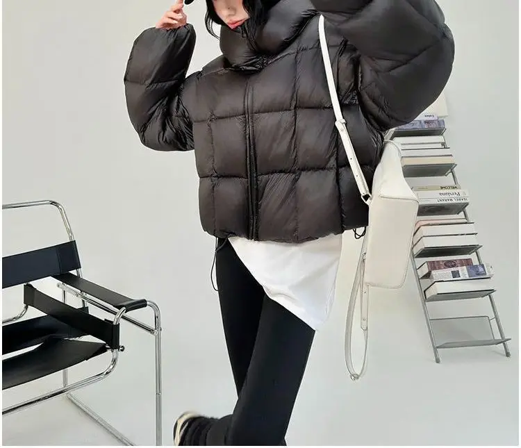 2025 Autumn-Winter Fashion Stylish and Versatile New Hooded Cotton Coat for Women