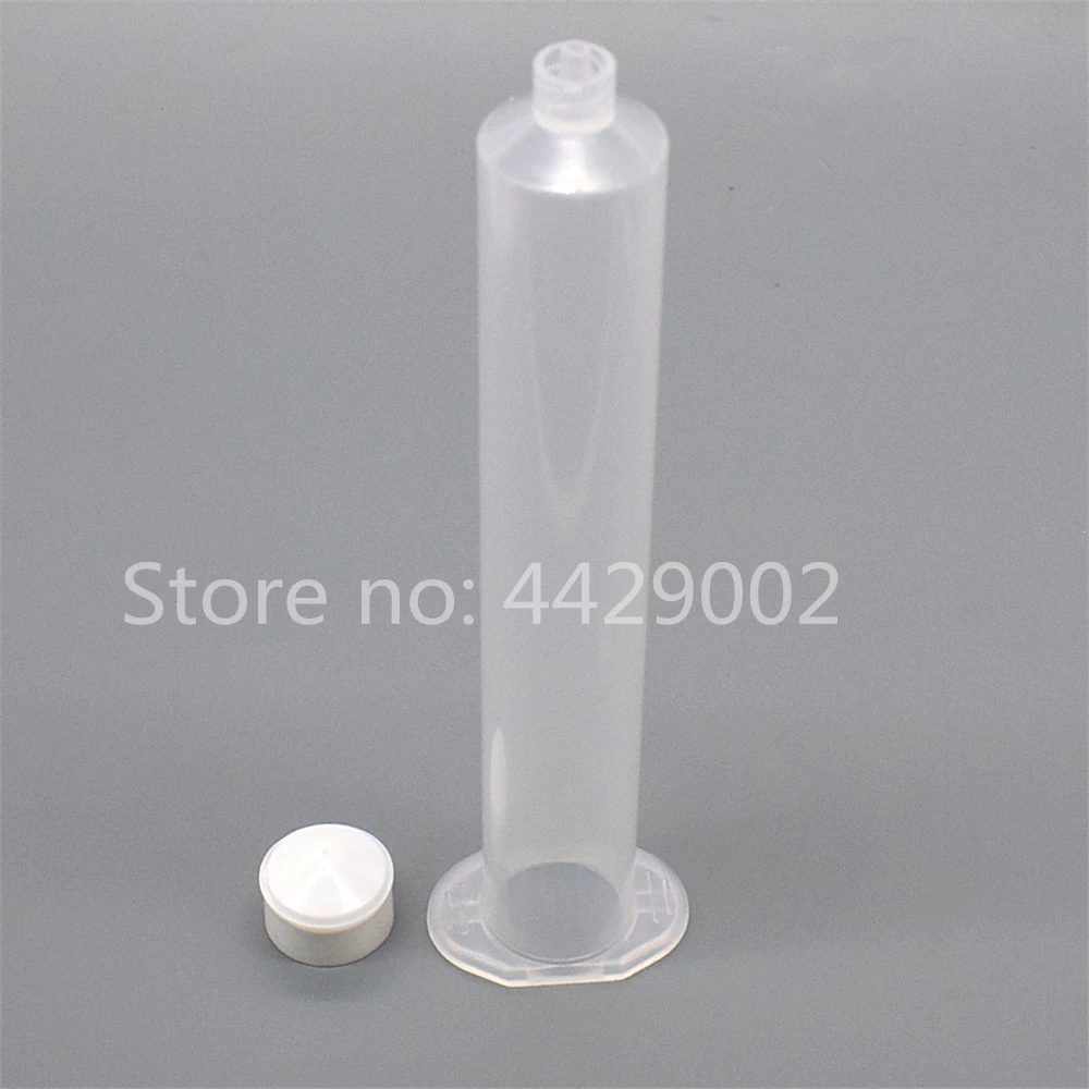 500 Stück leere Klebstofftuben, Klebstoffspender, 55 ml, industrielle Dosierrohre, 55 cc, Klebstoffdosierbehälter, Werkzeugset und 500 Stück Stopper. – Detail 4