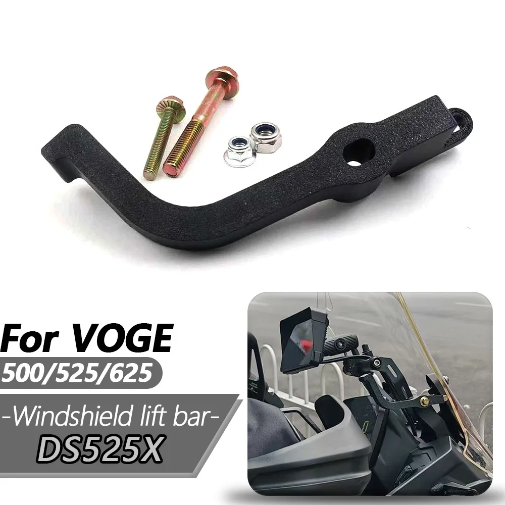 For VOGE DS525X DS625X DS500X Windscreen raising lowering lever moto windshield accessories one-button lifting aid device